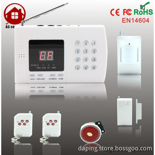cheap PSTN home wireless alarm system with auto-dialer